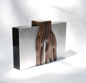 Scorpio Wood Clutch