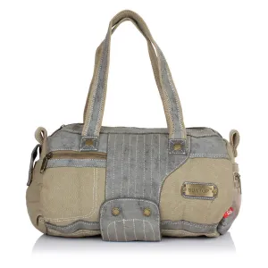 Suntop A73 10 L Backpack(Beige and Grey)