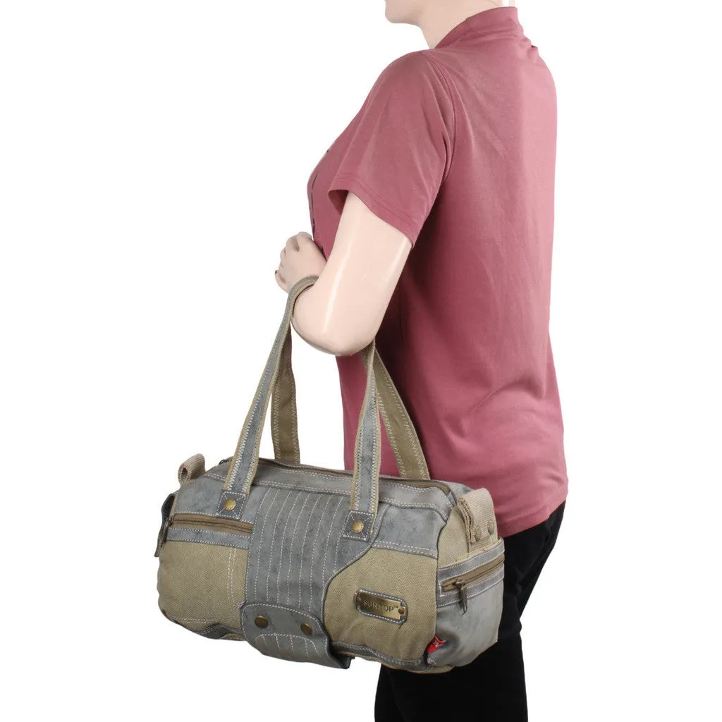 Suntop A73 10 L Backpack(Beige and Grey)