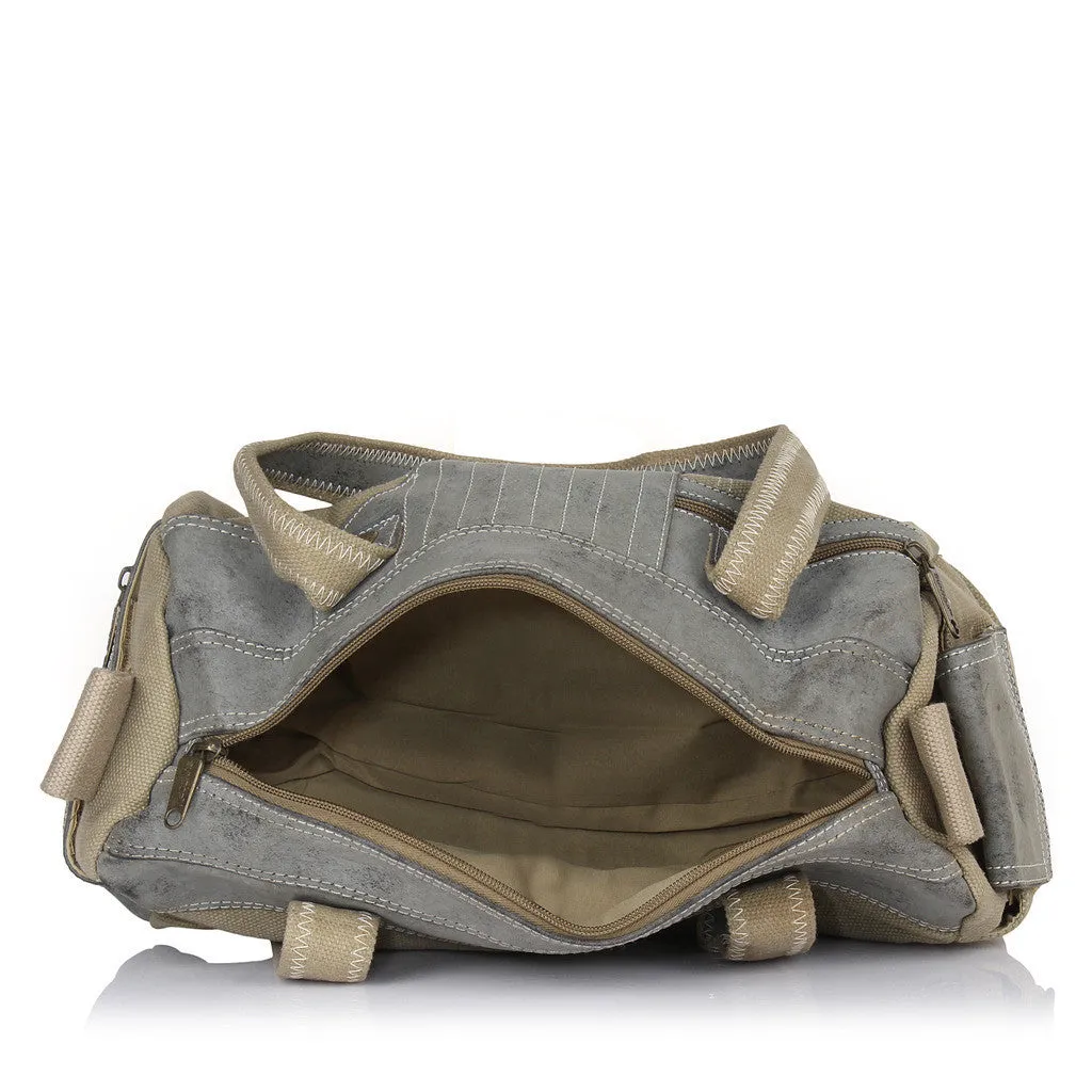 Suntop A73 10 L Backpack(Beige and Grey)