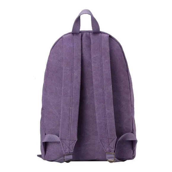 Troop London Organic Cotton Casual Day Backpack | Purple