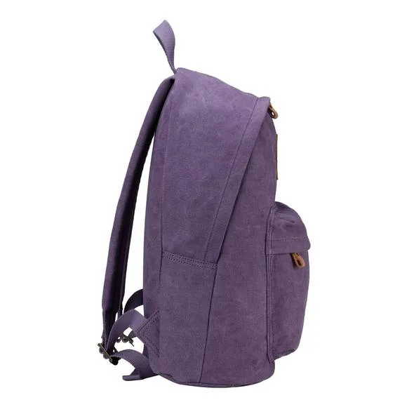 Troop London Organic Cotton Casual Day Backpack | Purple