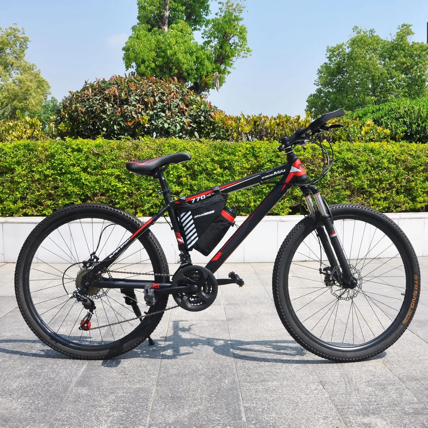 UPANBIKE Triangle Frame Bag - 1.5L Polyester Storage Bag for Road and Mountain Bikes