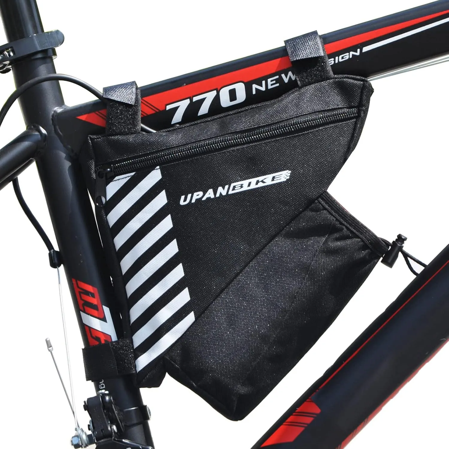 UPANBIKE Triangle Frame Bag - 1.5L Polyester Storage Bag for Road and Mountain Bikes