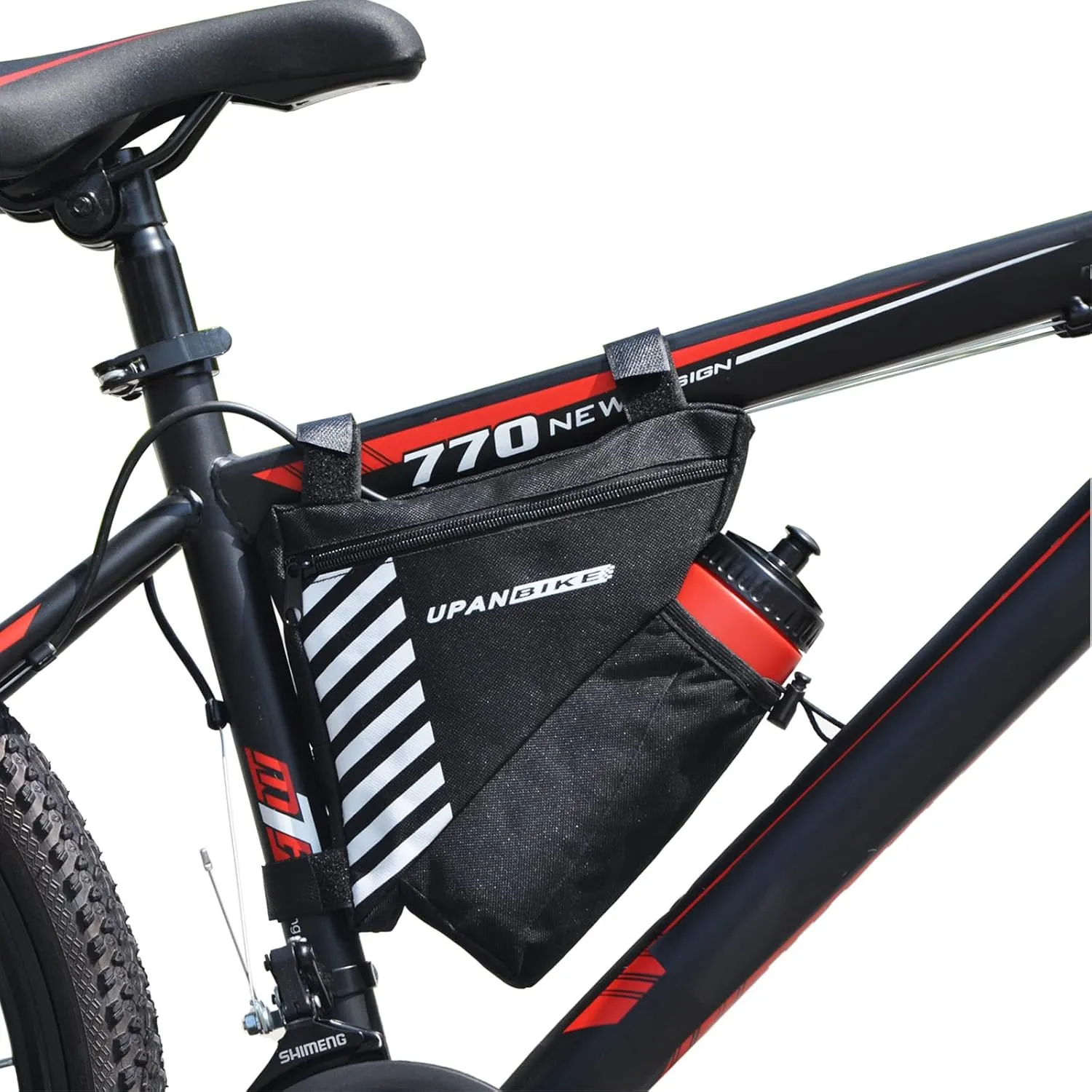 UPANBIKE Triangle Frame Bag - 1.5L Polyester Storage Bag for Road and Mountain Bikes
