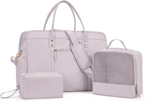 Weekender Bags for Women Travel, Travel Bag with Shoe Compartment, Overnight Duffel Bag with Wet Pocket & Trolley Sleeve