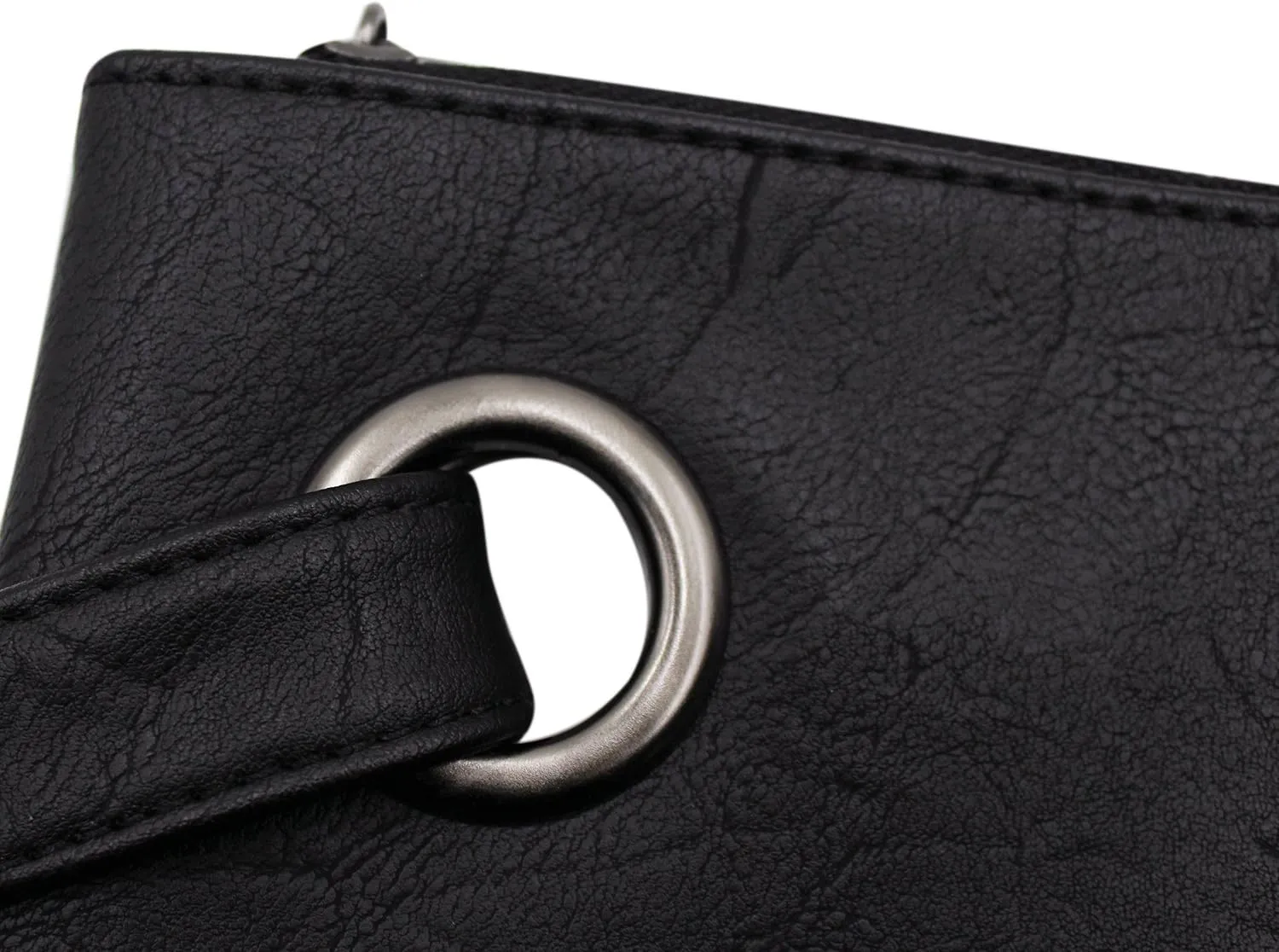 Women Oversized Envelope Handbag Soft Leather Clutch Evening Bag Purse with Wrist Strap