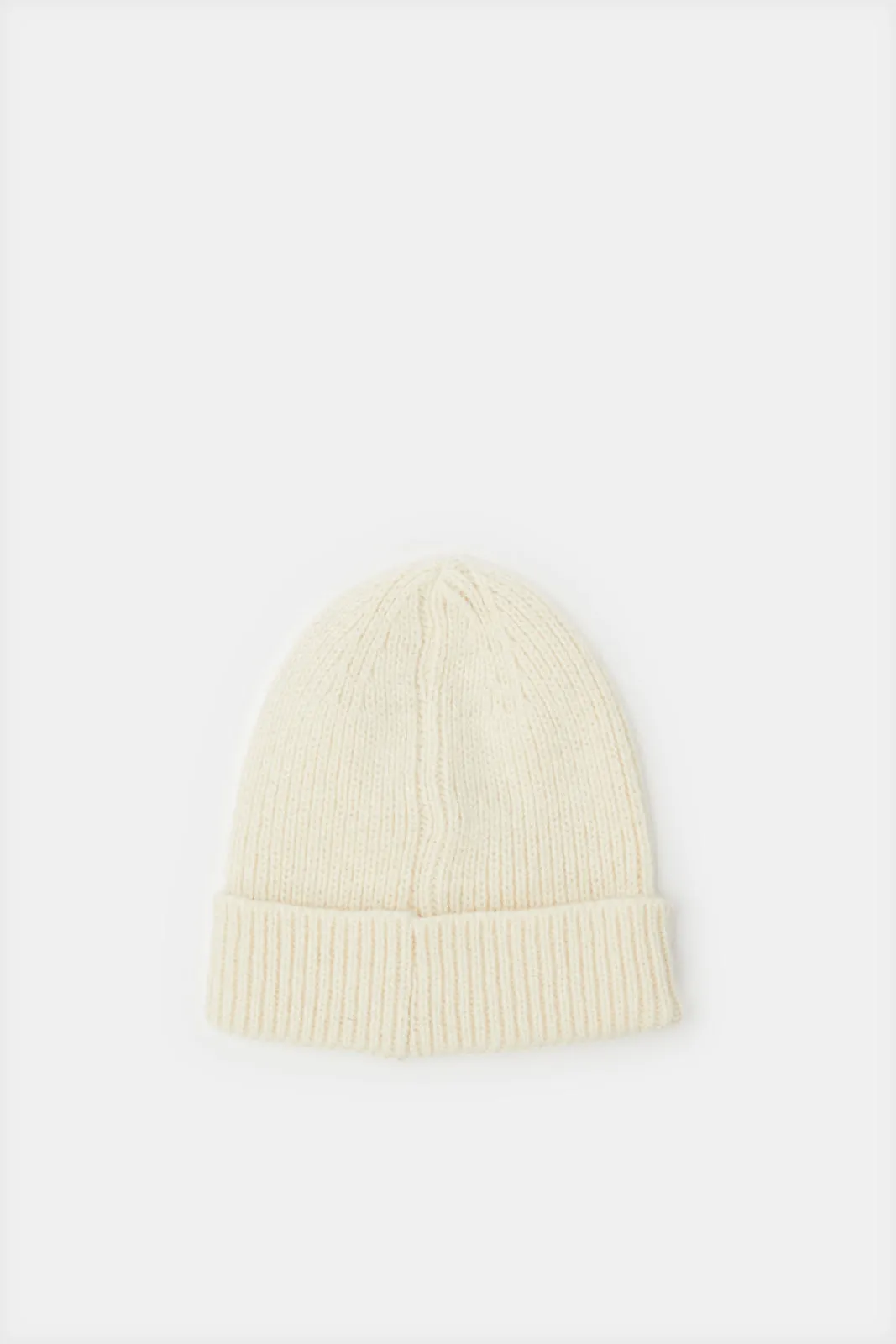 Women  White Knitted Cap